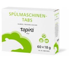 TAPIRA pur Spülmaschinen - Tabs, phosphatfrei, 60 St/Pk
